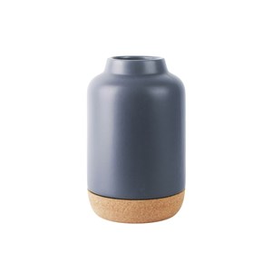 Vase en liège et céramique craft - h. 22