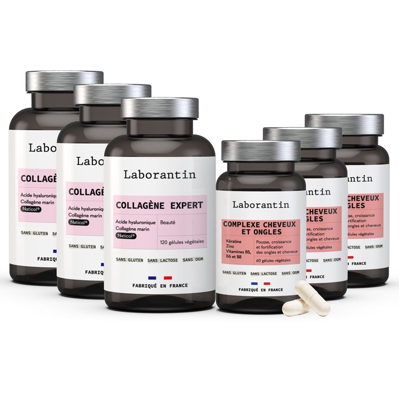 Laborantin - Pack beauté - cure peau & cheveux-3 mois