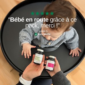 Pack bébé boost : cure fertilité 1 mois