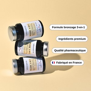 Solaire 3-en-1 - cure bronzage de 1 mois