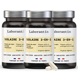 Solaire 3-en-1 - cure bronzage de 3 mois