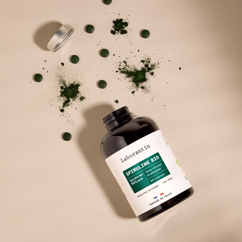 Laborantin - Spiruline bio - cure tonus de 2,5 mois