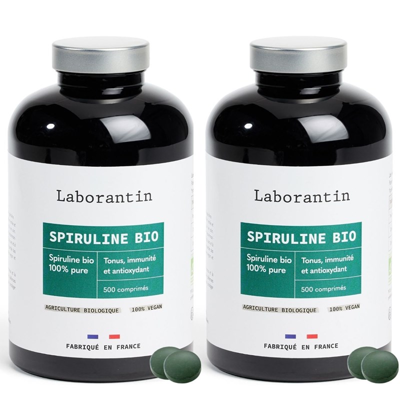 Laborantin - Spiruline bio - cure tonus de 5 mois