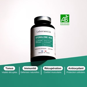 Spiruline bio - cure tonus de 7,5 mois