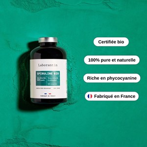 Spiruline bio - cure tonus de 7,5 mois