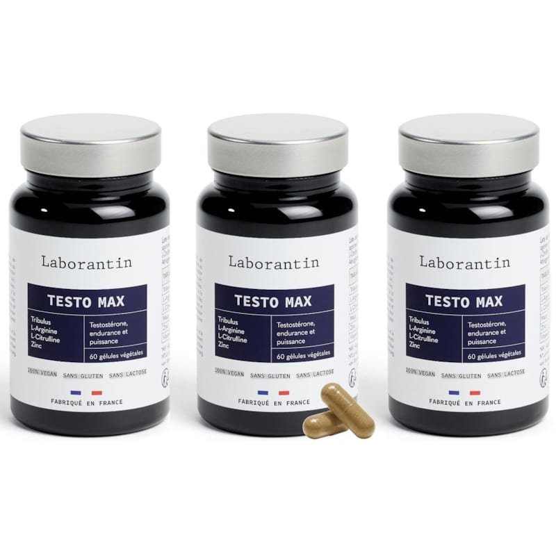 Testo max - cure performance - 3 mois (Laborantin) - Couverture