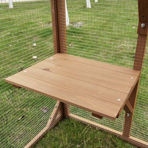 Parc à chats enclos en bois