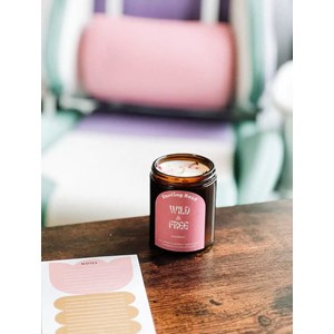 Bougie parfumée framboise cire végétale