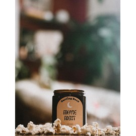 Bougie parfumée pop-corn cire végétale