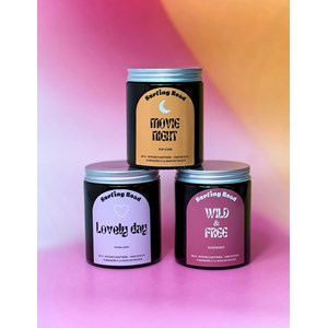 Bougie parfumée pop-corn cire végétale