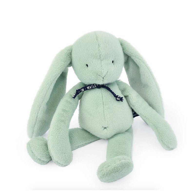 Lapin méloé vert sauge 37cm