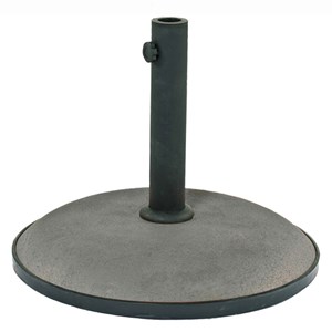 Pied de parasol - béton - 25 kg - gris
