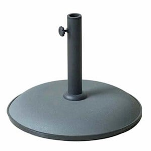 Pied de parasol - béton - 15 kg - gris