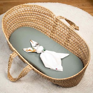 Drap housse couffin coton jersey uni