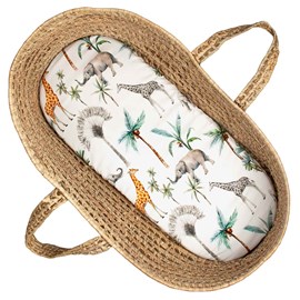 Drap housse couffin ovale safari