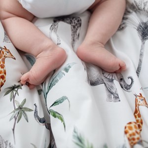 Drap housse couffin ovale safari