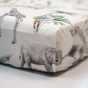 Drap housse couffin ovale safari
