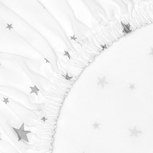 Drap housse couffin ovale stella blanc