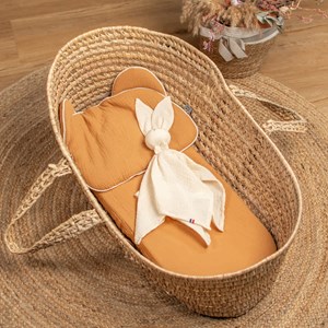 Lot de 3 draps housse couffin gaze coton