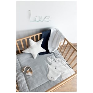 Tapidou licorne gris et argent