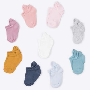 Chaussettes enfant coton bio moutarde 4