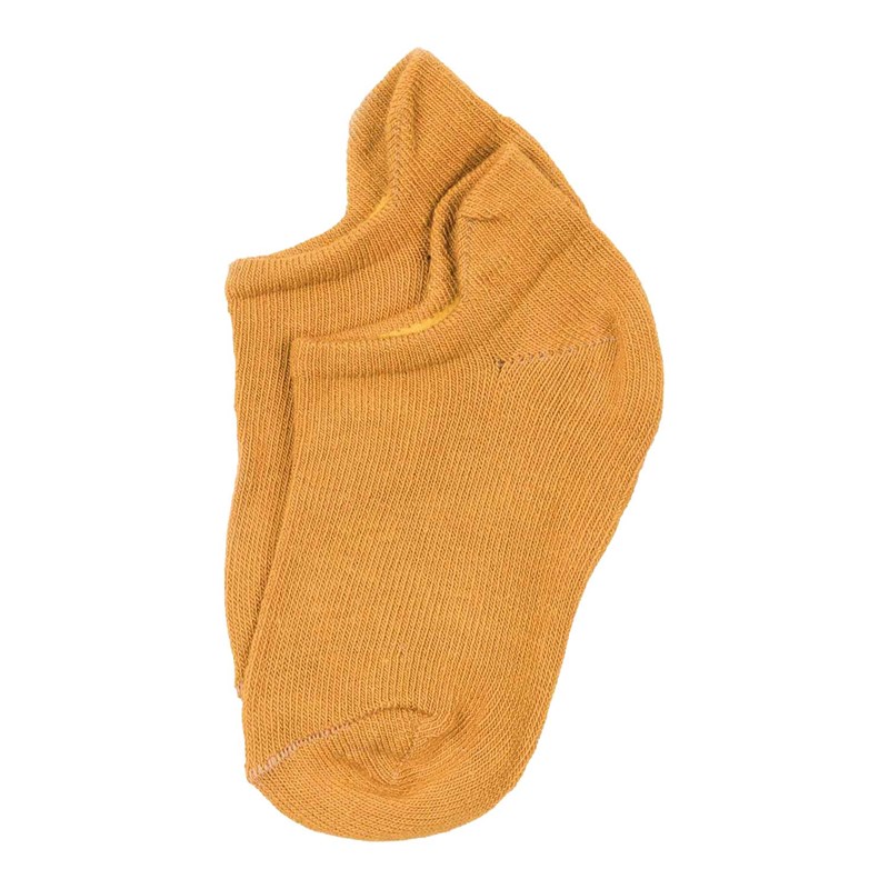 Chaussettes enfant coton bio moutarde 5