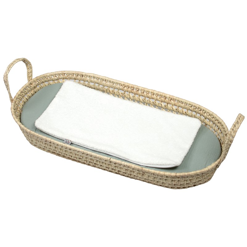 Set panier à langer 4 pièces vert de