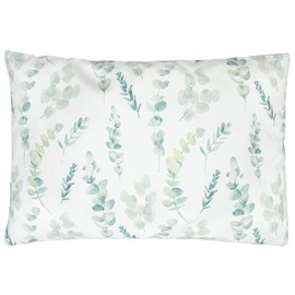 Taie d'oreiller réversible eucalyptus
