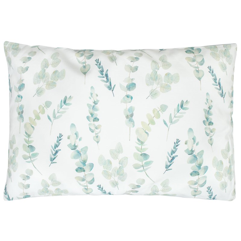Taie d'oreiller réversible eucalyptus