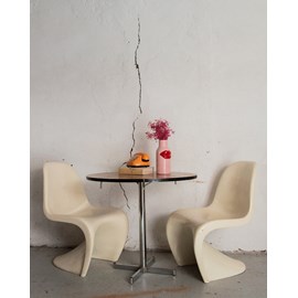 Alma, la chaise panton beige n°398