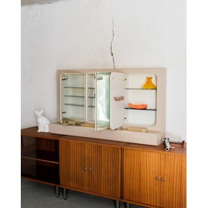 Miroir coiffeuse vintage n°131