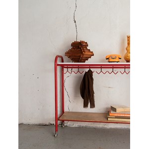 Étagère en métal avec accroches n°115