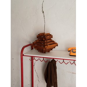 Étagère en métal avec accroches n°115