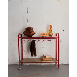 Étagère en métal avec accroches n°115