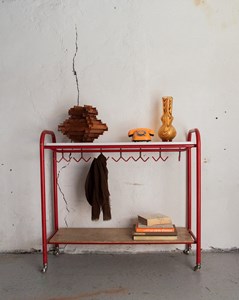 Étagère en métal avec accroches n°115