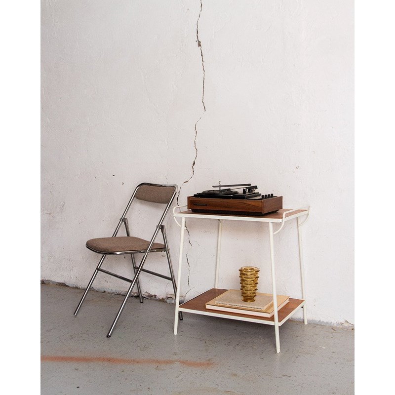 Desserte en métal et bois n°143