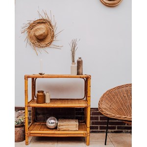 Isabelle, l'étagère en rotin n°128