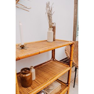 Isabelle, l'étagère en rotin n°128