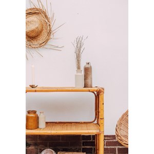 Isabelle, l'étagère en rotin n°128