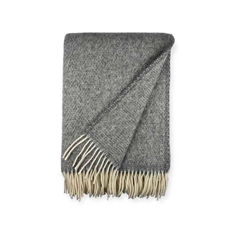 Plaid en laine striped christie grey