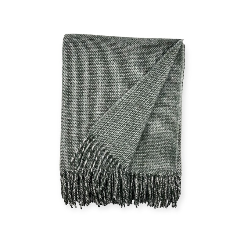 Plaid en laine norwell green