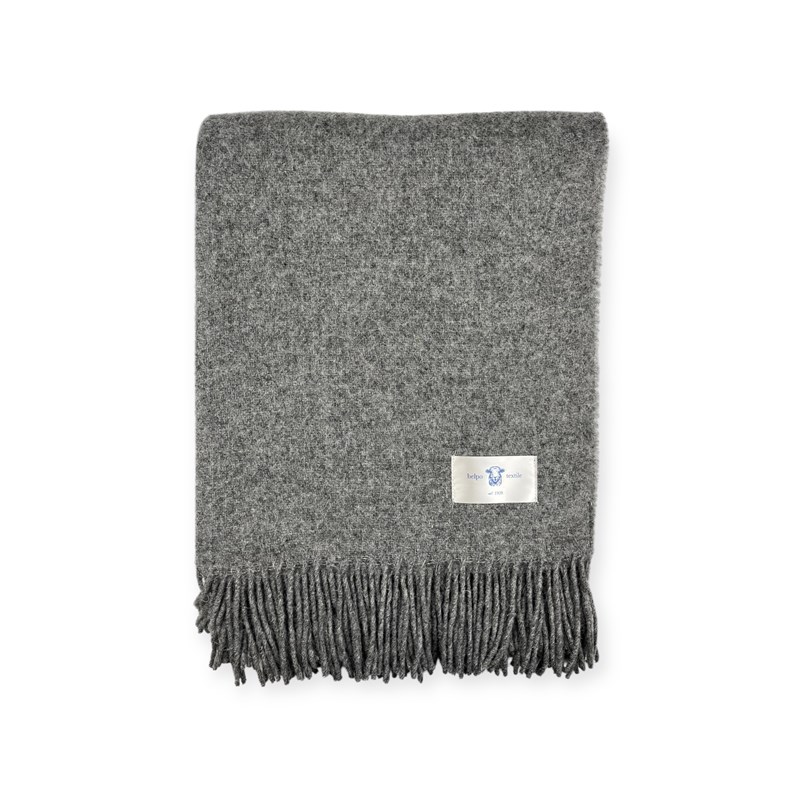 Plaid en laine grace grey