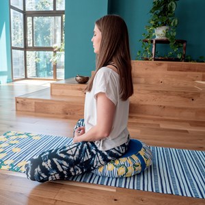 Coussin de méditation - zafu capri
