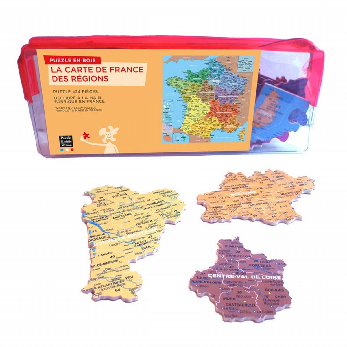 Puzzle Carte des merveilles de France * - Destination Terre de Jeux