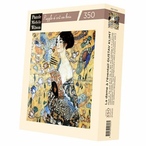 Puzzle 350 pièces la dame a l'eventail