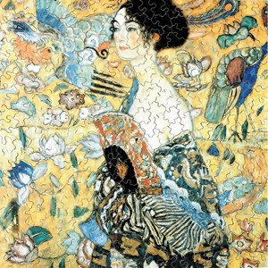 Puzzle 350 pièces la dame a l'eventail