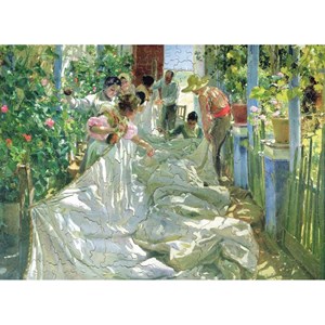 Puzzle 500 pièces en cousant la voile