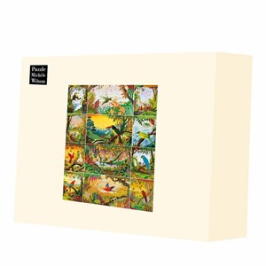 Puzzle - paysage enchanteur aux oiseaux