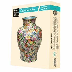 Puzzle 250 pièces vase mille fleurs