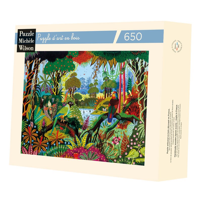 Puzzle Michèle Wilson - Perruche et amazone hc